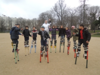 atelier echasses initiation echasses